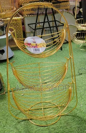 3 - Layer Stainless Steel Fruit Basket 