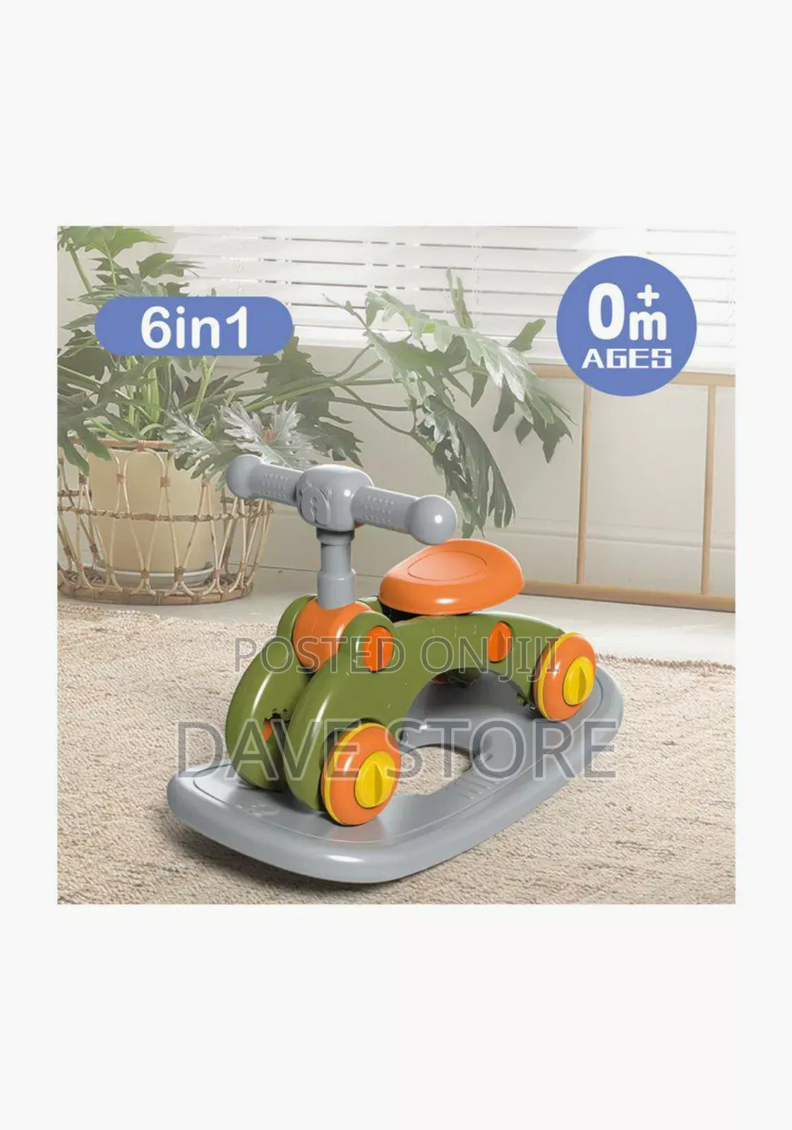 6 in 1 Multi Functional Baby Walker