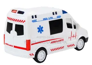 Remote Control Ambulance – Rc Lights Sounds, White