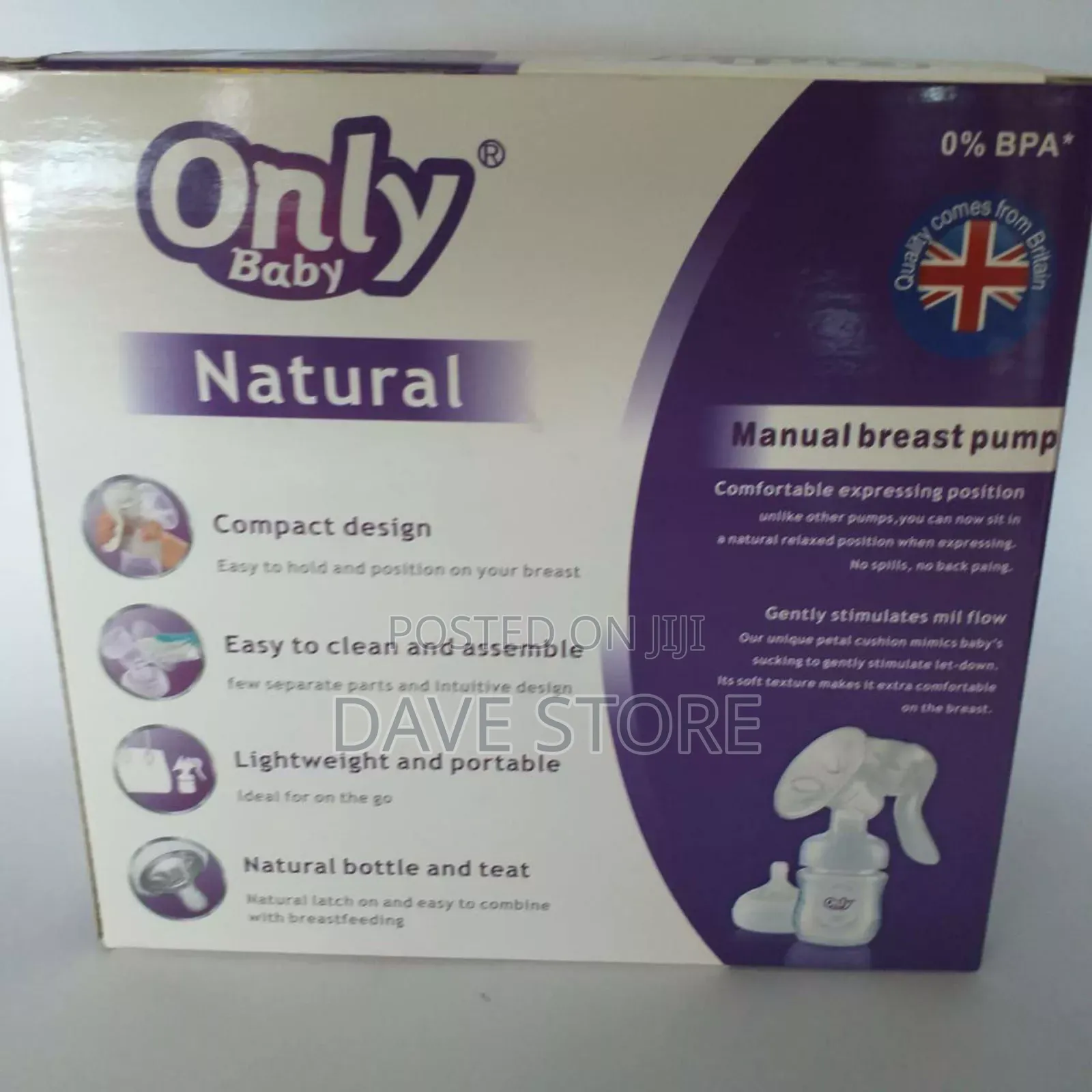 Only Baby Natural Manual Breast Pump