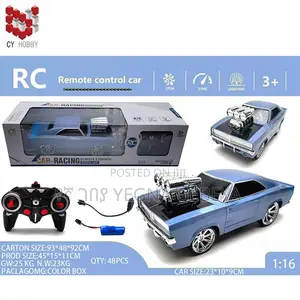 Car-Racing Rc Model Car – Full-Function Remote With Simulation Lights
