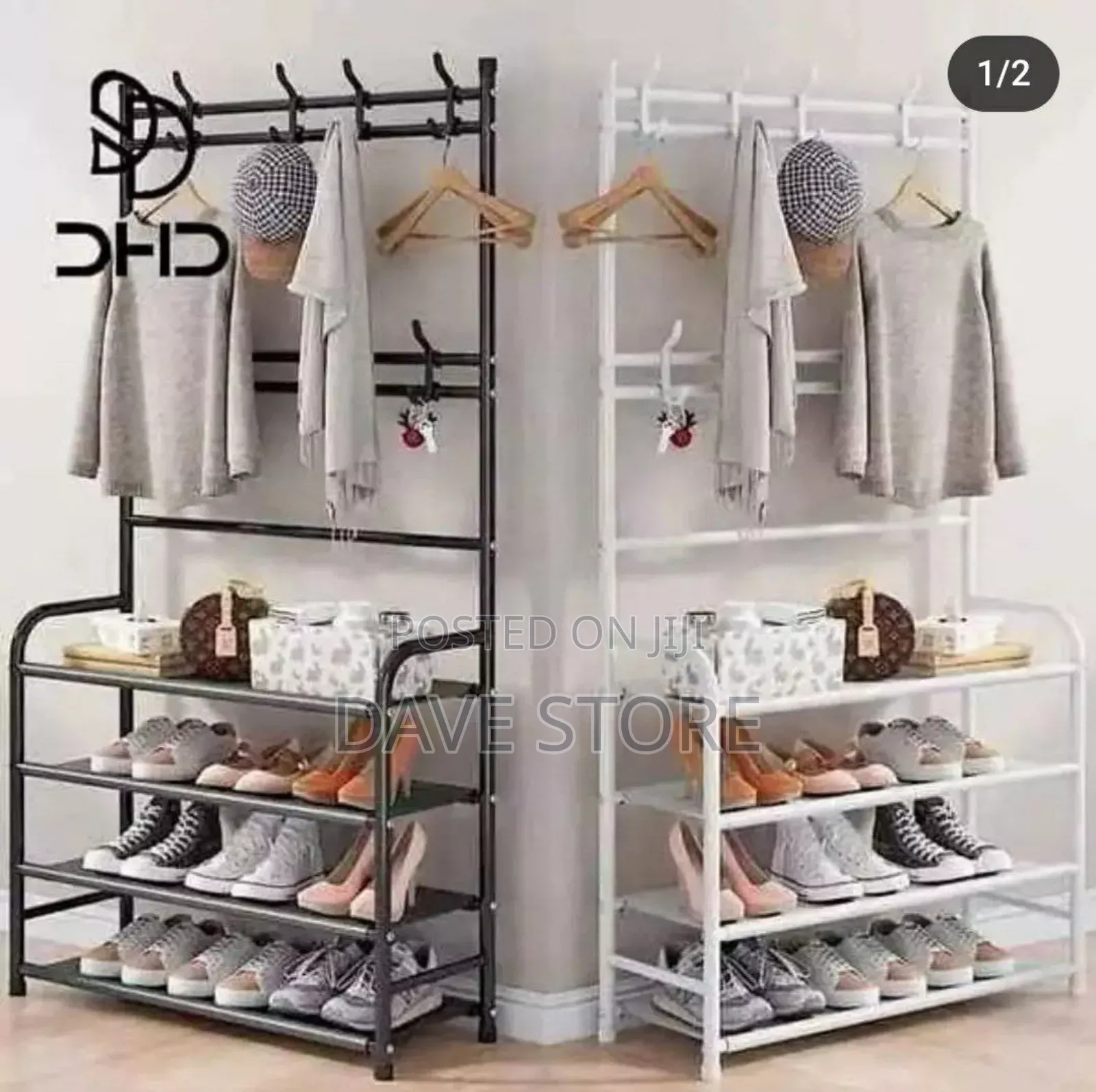 Multifunctional Shoe and Hat Rack