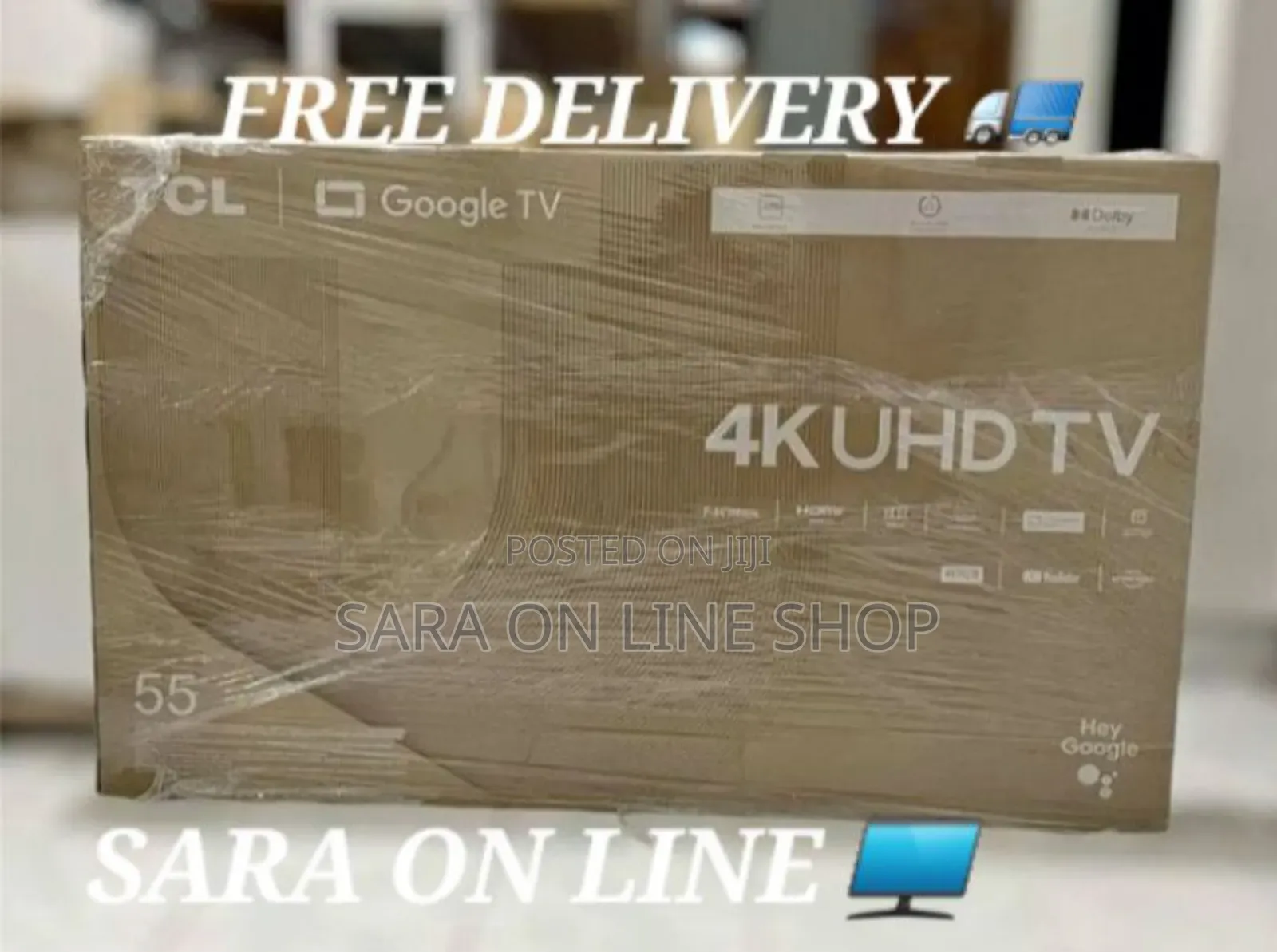 >>Tcl 55" Uhd Google Tv New Model Free Delivery