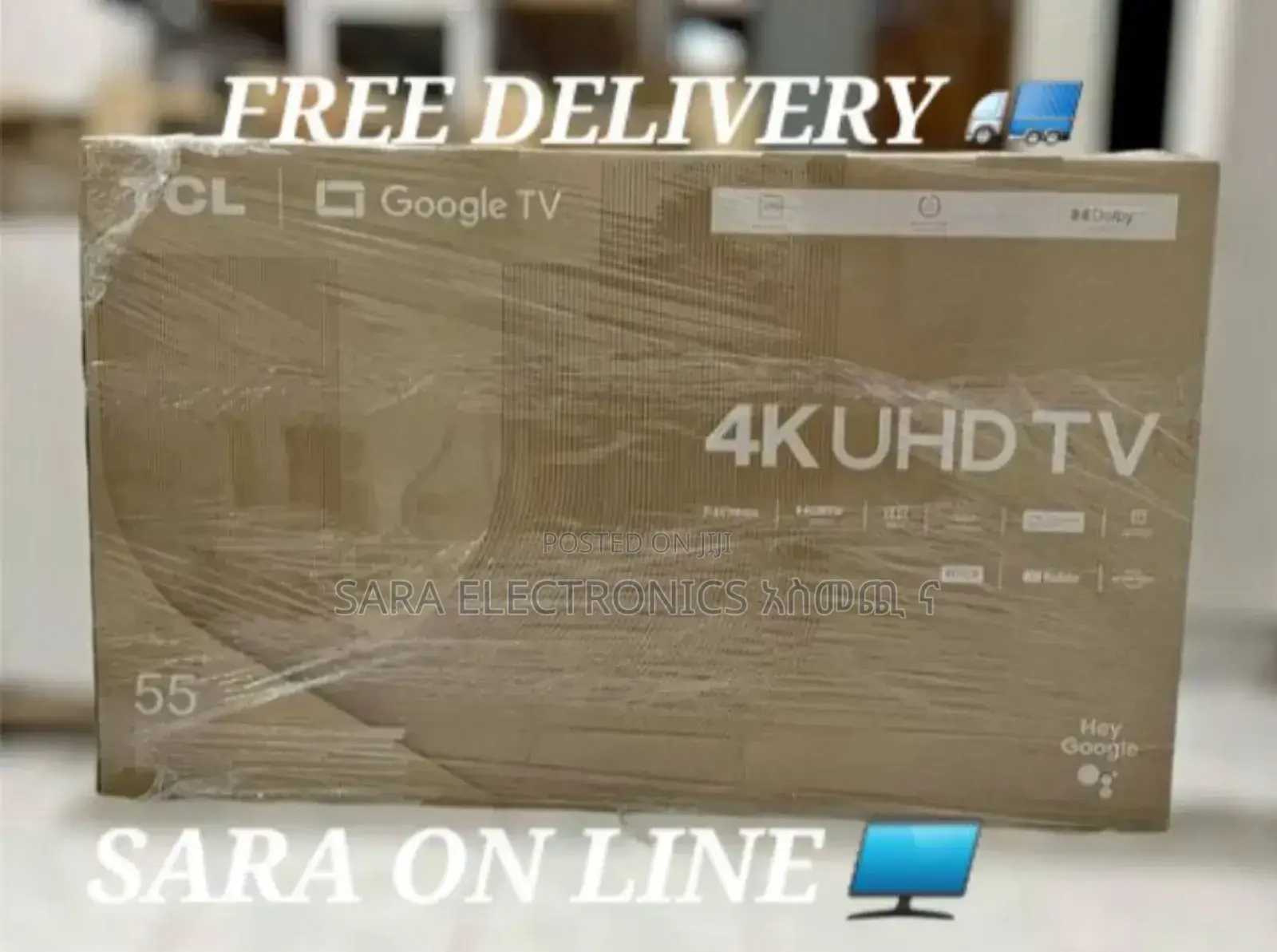 ◆Tcl 55" ◆Google UHD TV ◆New 2026 ◆Free Delivery ◆10_YEAR WARRANTY
