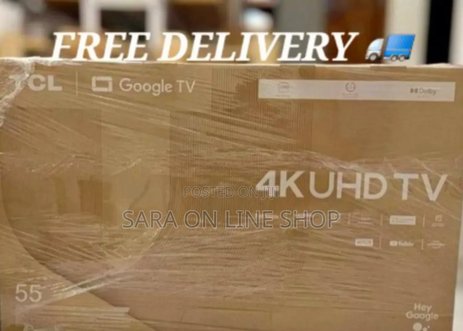 >>Tcl 55" Uhd Google Tv New Model Free Delivery