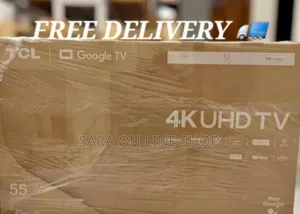 >>Tcl 55" Uhd Google Tv New Model Free Delivery