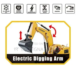 5ch Remote Control Engineering Car – 1:16 Rc Excavator (6+ Ages)