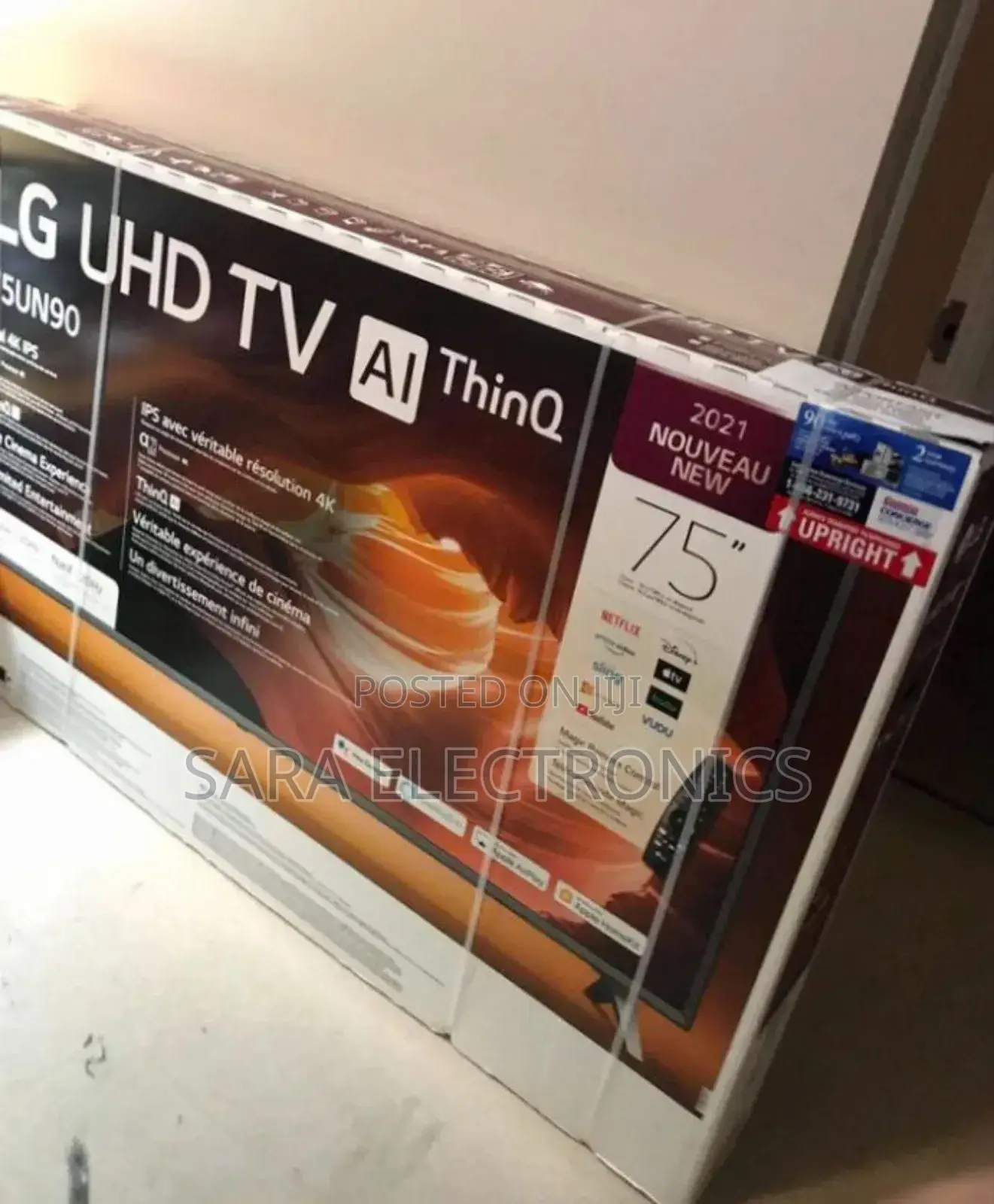 Lg 75" Uhd Android Tv ◆New Model Free Delivery 10year Warranty