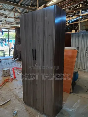 Closet ሙሉ በር 80ሳ.ሜ ቁም ሳጥን በላምኔት የተሠራ