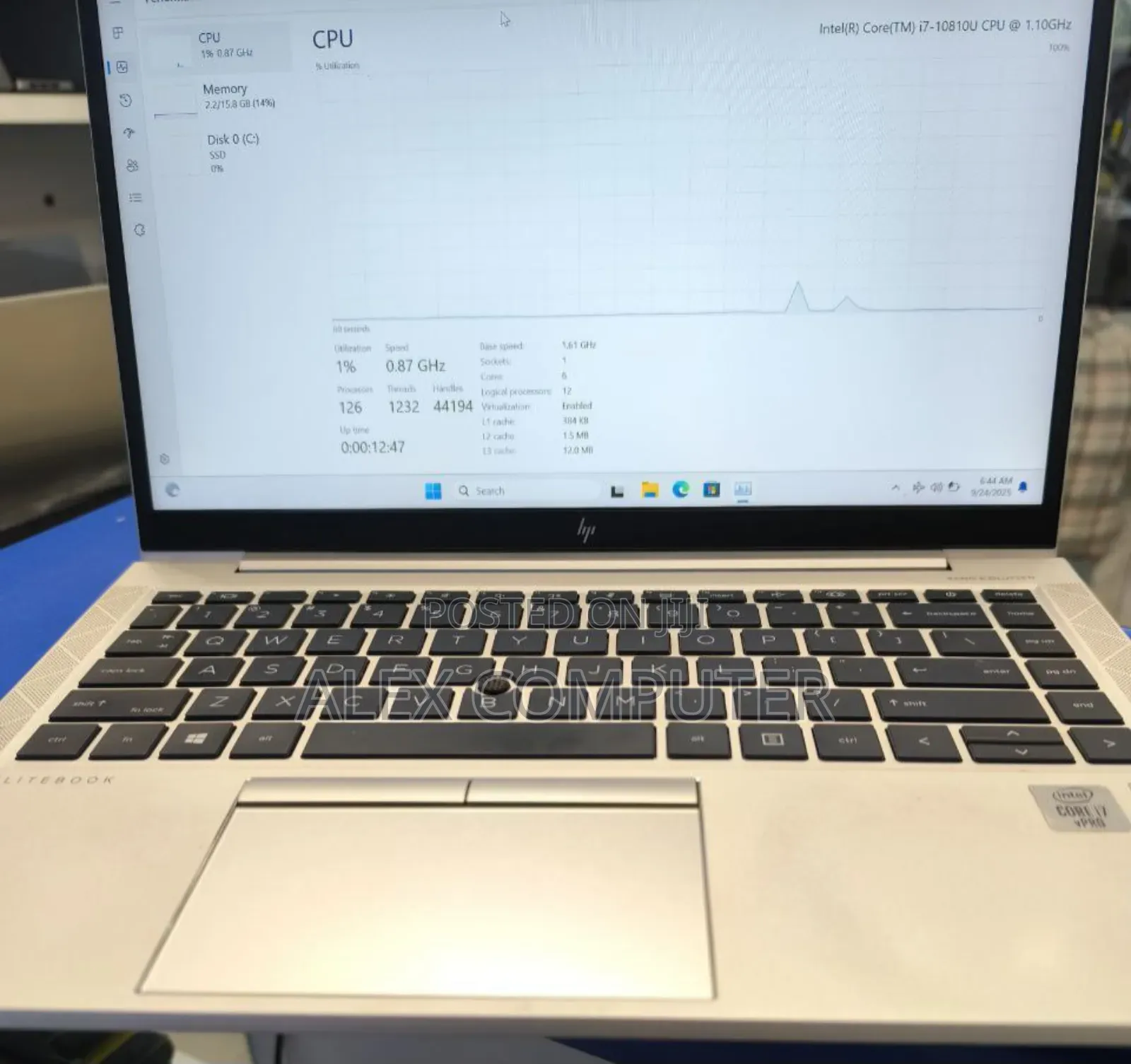 New Laptop HP EliteBook 840 G7 16GB Intel Core I7 SSD 512GB