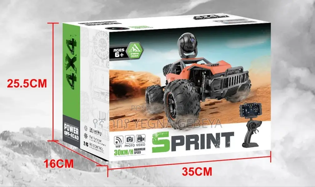 Lead Honor Sprint Rc Crawler 1:14 – Wi-Fi Camera,Truck (Model 8808)