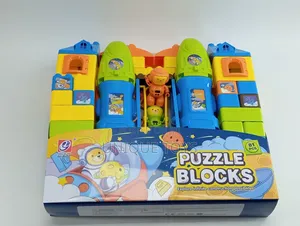 Photo - Planet Puzzle Blocks – 81pcs Space Adventure Set