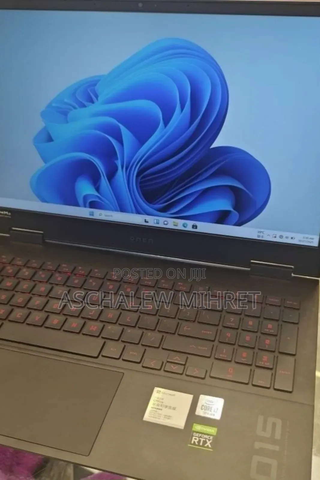 New Laptop HP Omen 15 16GB Intel Core I7 SSD 512GB