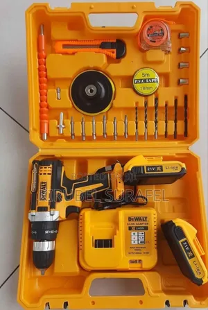 Photo - Dewalt Rechargeable Drill With Full Accessories 
36v