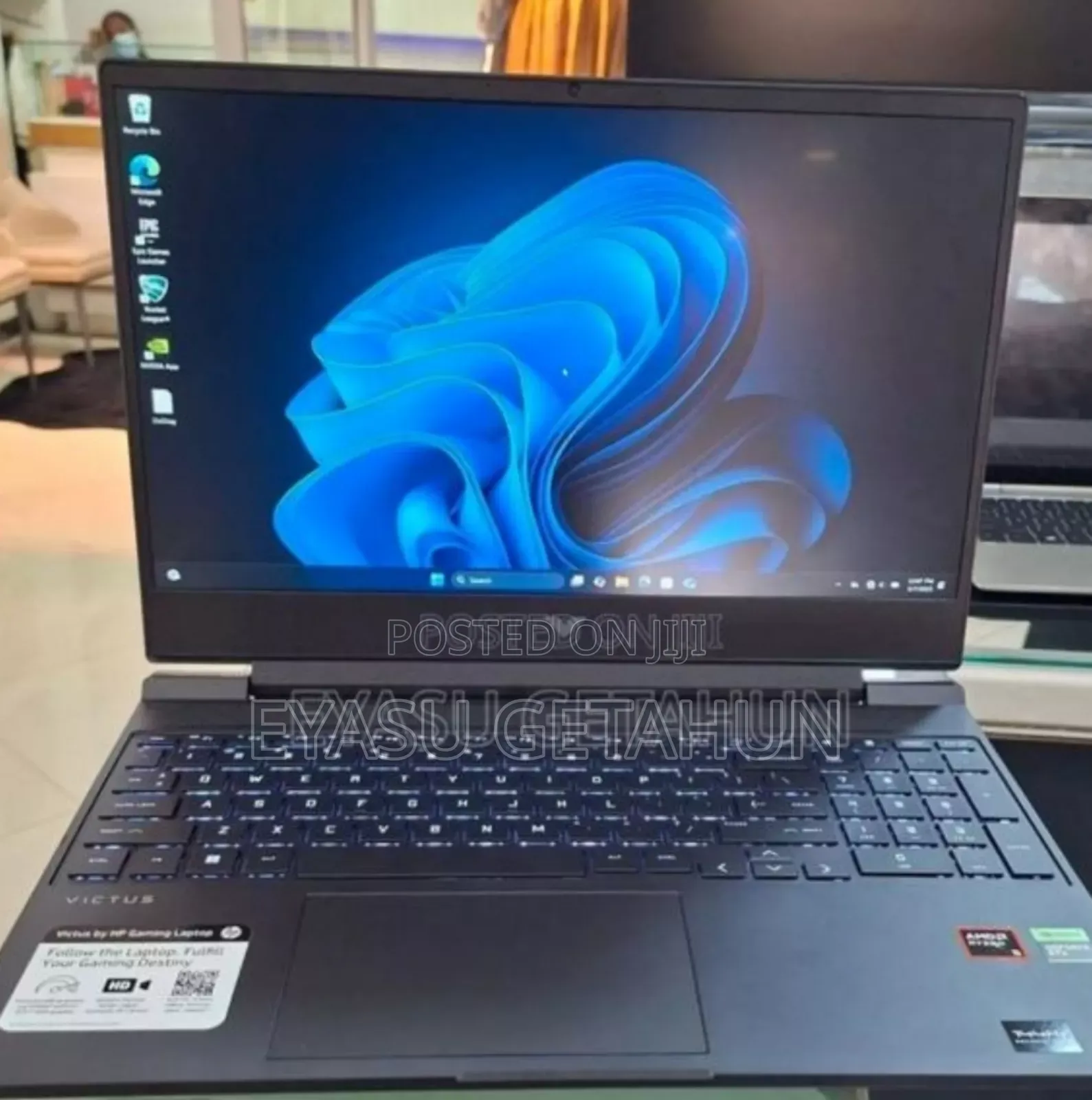 New Laptop HP Victus 16 16GB AMD Ryzen 5 SSD 512GB