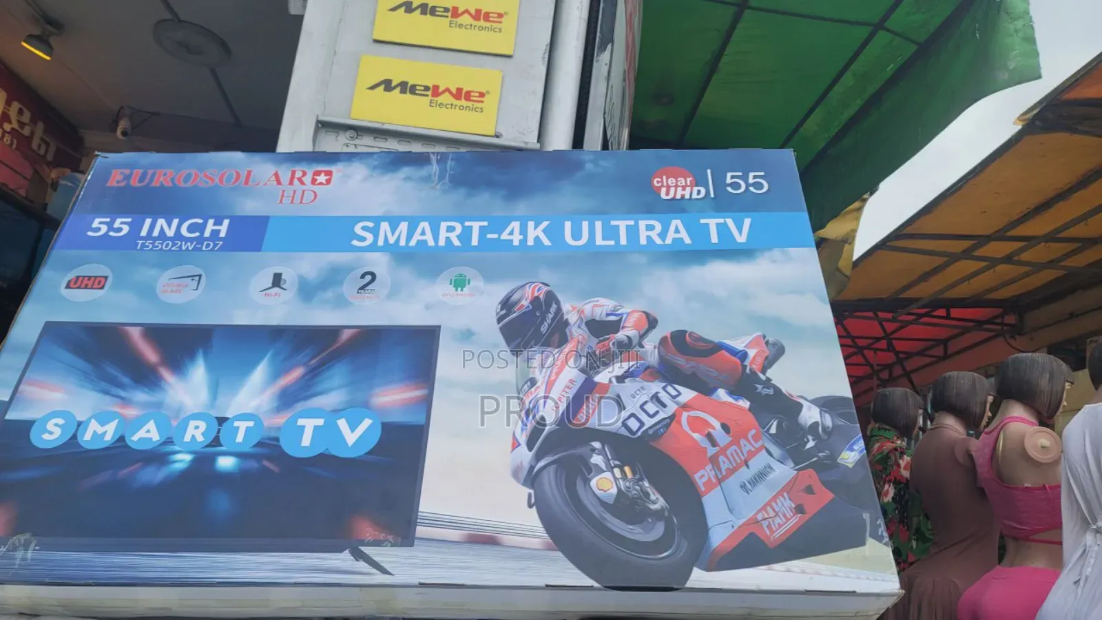 Eurodollar 55 Inch Smart Android Tv