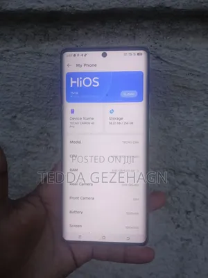 New Tecno Camon 40 Pro 256 GB Gray