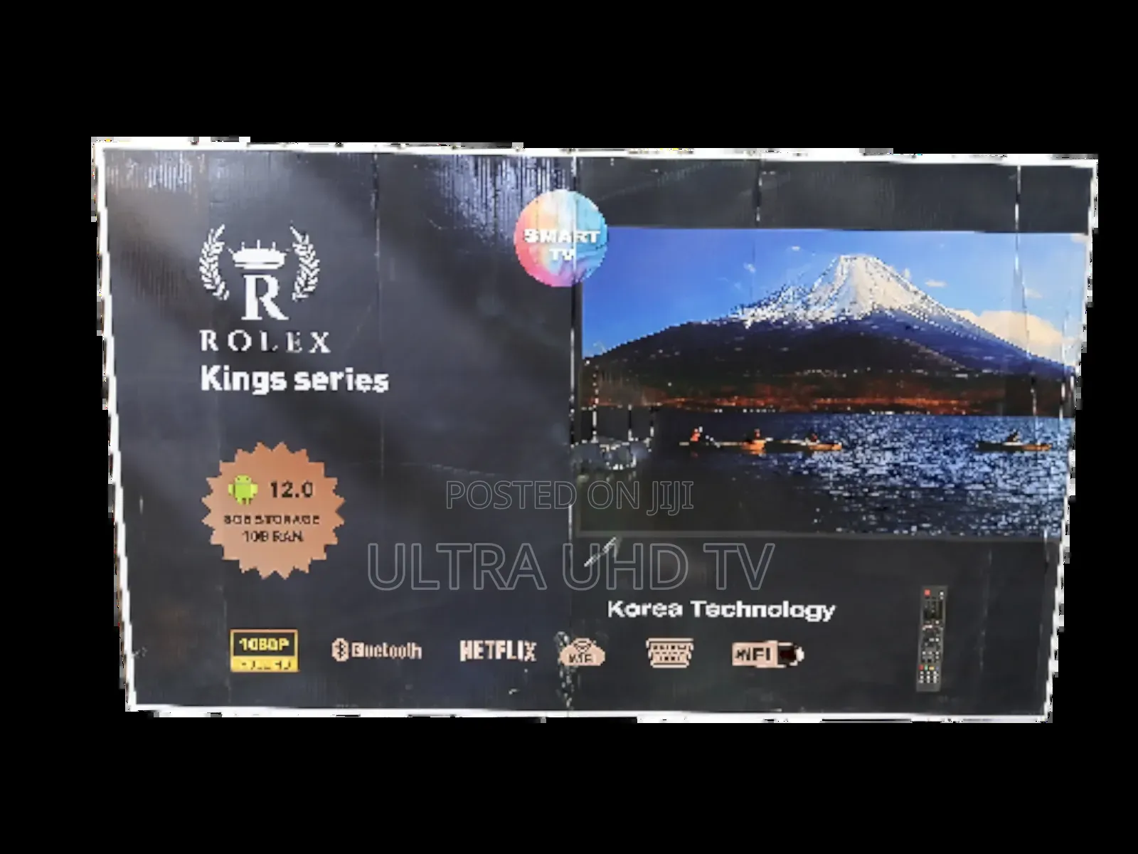 Rolex 65 Inch Smart Android Tv New Arrival 2025 Youtube and Wifi
