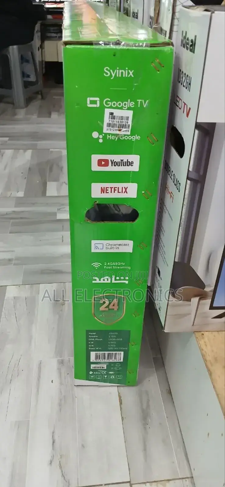 Syinix 43'inch Hy Google Tv