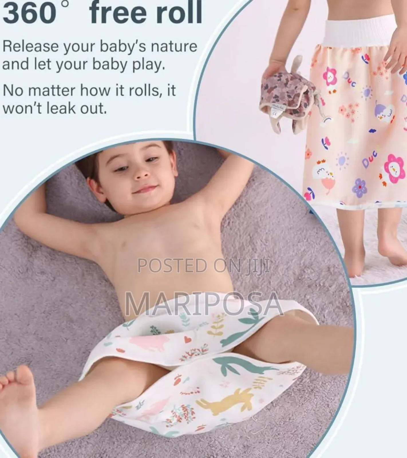 Waterproof Diaper Skirt