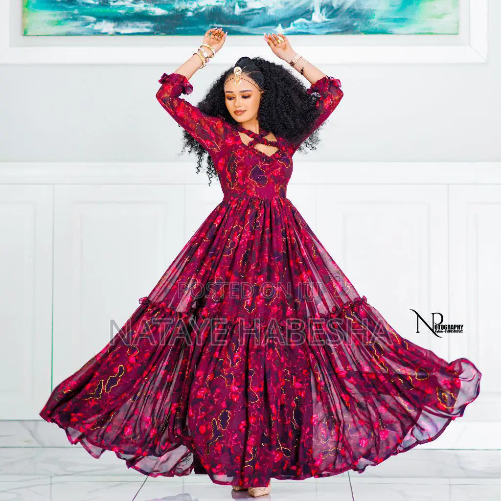 Habesha Kemis Habesha Dress እና ሽፎን የሓበሻ ቀሚስ አልባሳት አዳዲስ ሽፎን ቀሚሶች