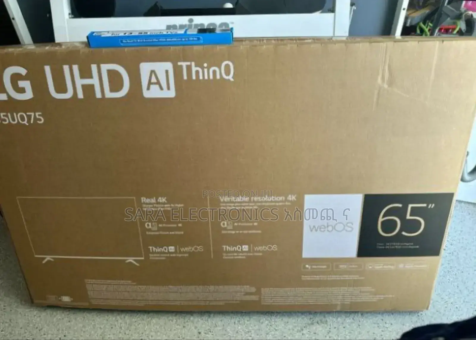Lg 65" Uhd Smart Androidtv New Model Free Delivery 10year Warranty