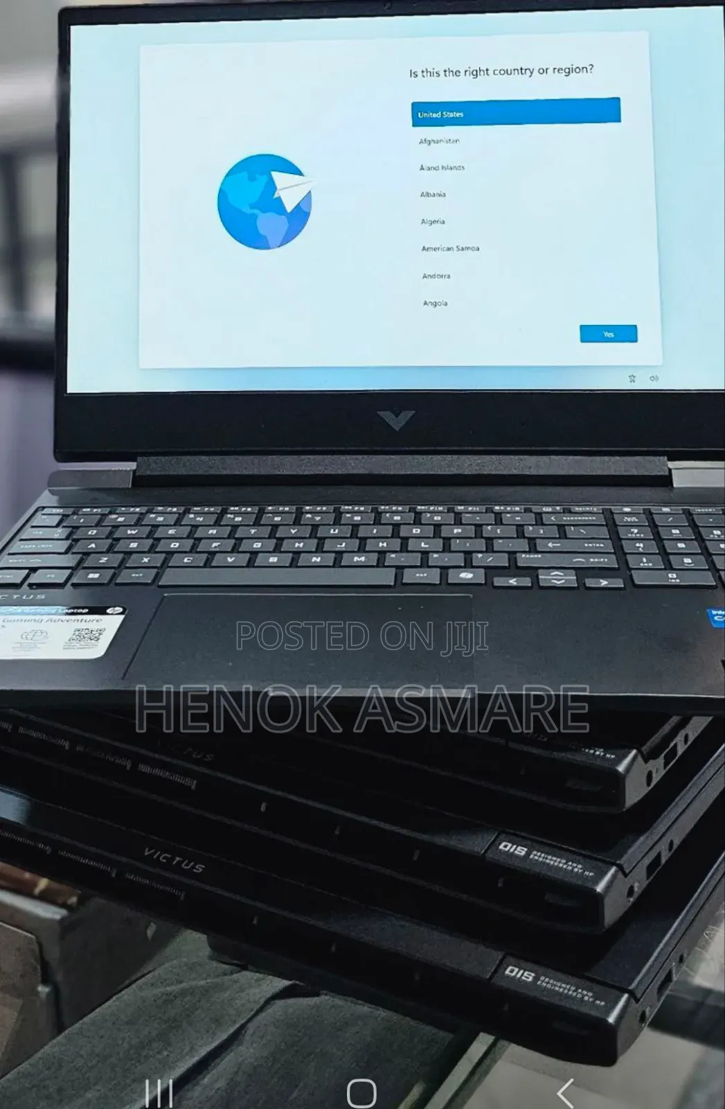 New Laptop HP Victus 15 8GB Intel Core I5 SSD 512GB