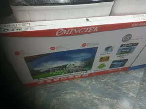 Emingtek Tv 65inch Smart Video 4,Years Warranty Free Delivery