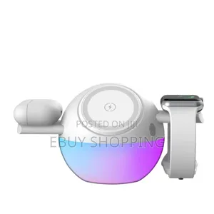 Photo - . Fast Effortless: Porodo Orbix 15w Magsafe 3-in-1 Charger