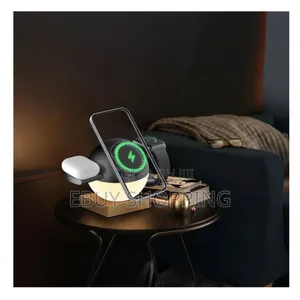 . Fast Effortless: Porodo Orbix 15w Magsafe 3-in-1 Charger