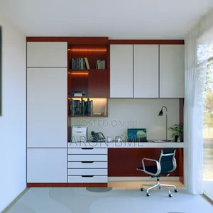 Home Office Cabinet With Desk