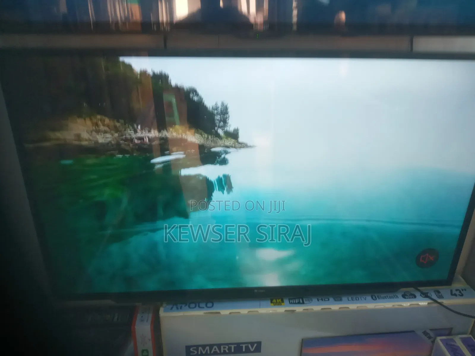 Octa Tv 65inch Smart Video Double Glass 10,Years Warranty