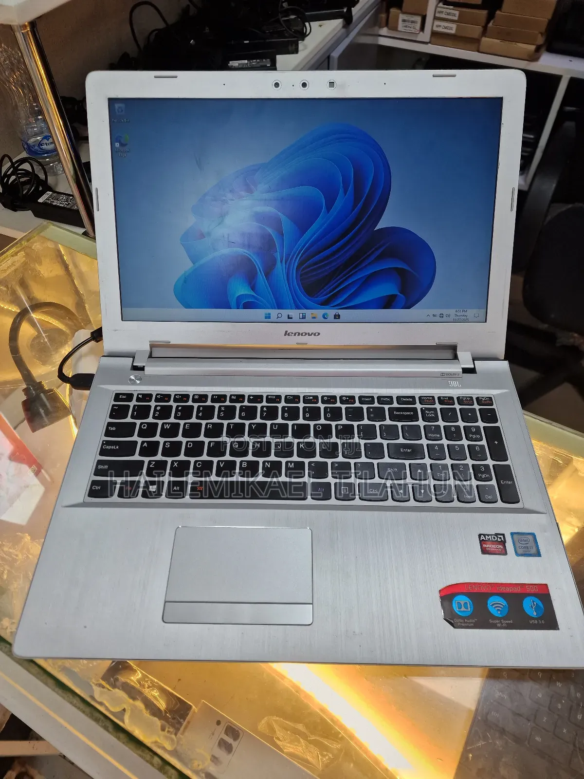 Laptop Lenovo IdeaPad 720S 8GB Intel Core I7 HDD+SSD 1T