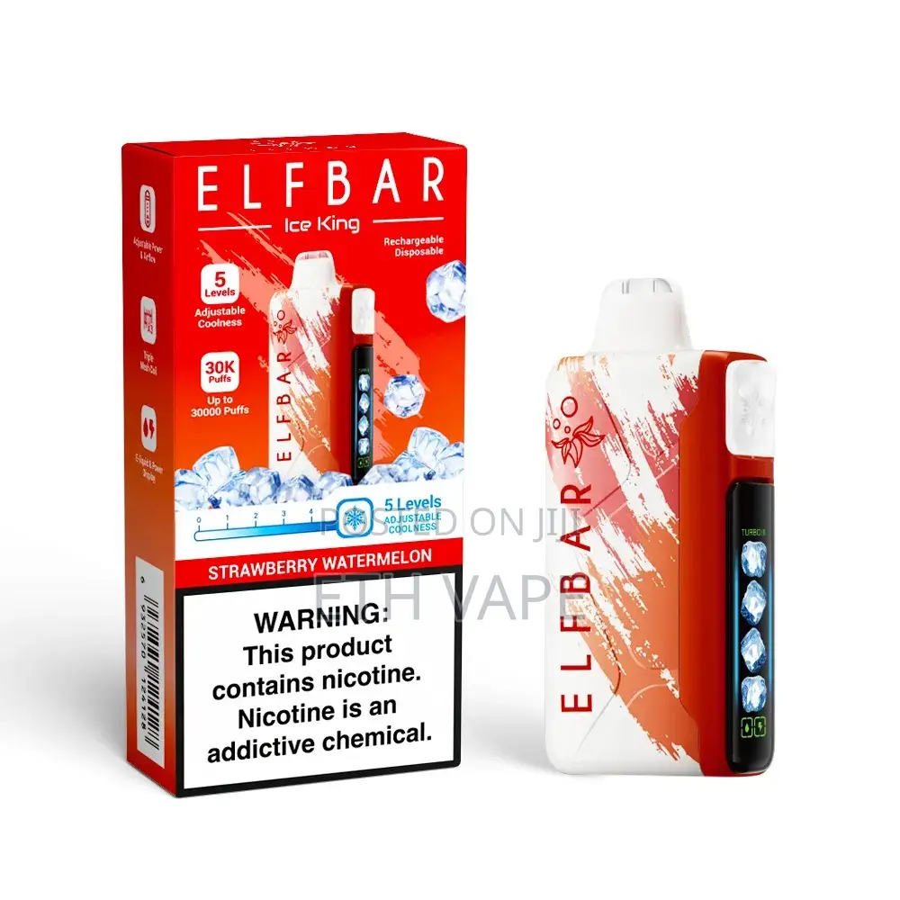 Elfbar Ice King 30,000 Puff With Strawberry Watermelon