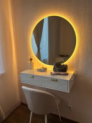 Dressing Tabel ( Circled Mirror and Light )