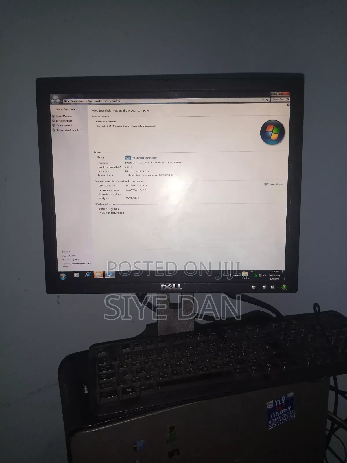 Desktop Computer Dell OptiPlex 7760 2GB Intel Core M2 HDD 128GB