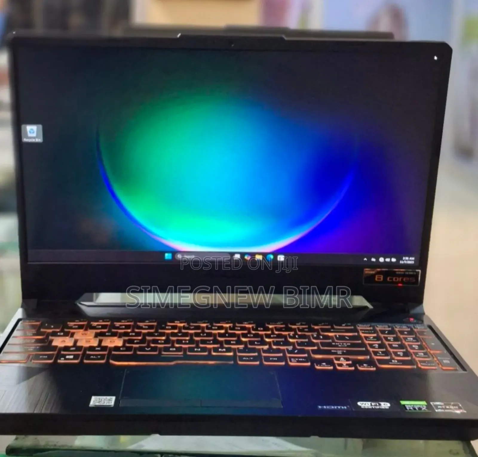New Laptop Asus TUF Gaming A16 16GB AMD Ryzen 7 SSD 512GB