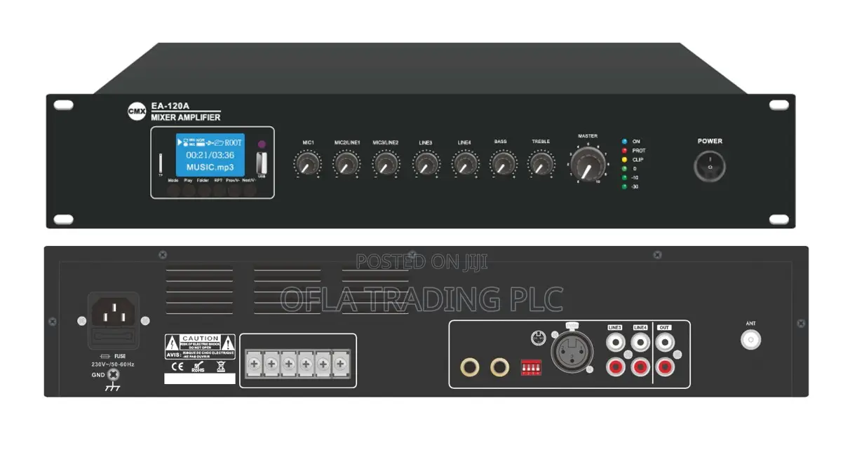 Mixer Amplifier With Usb/Sd/Fm Model: Ea-120a/Ea-240a/Ea-350a/Ea-500a