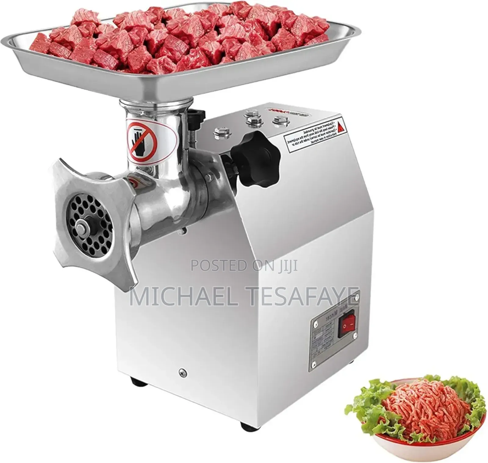 ለስጋ ቤት ለሆቴሎች ለቤት ውስጥ በተለያየ የመጠን አማራጭ የስጋ መፍጫ ማሽን Commercial Meat