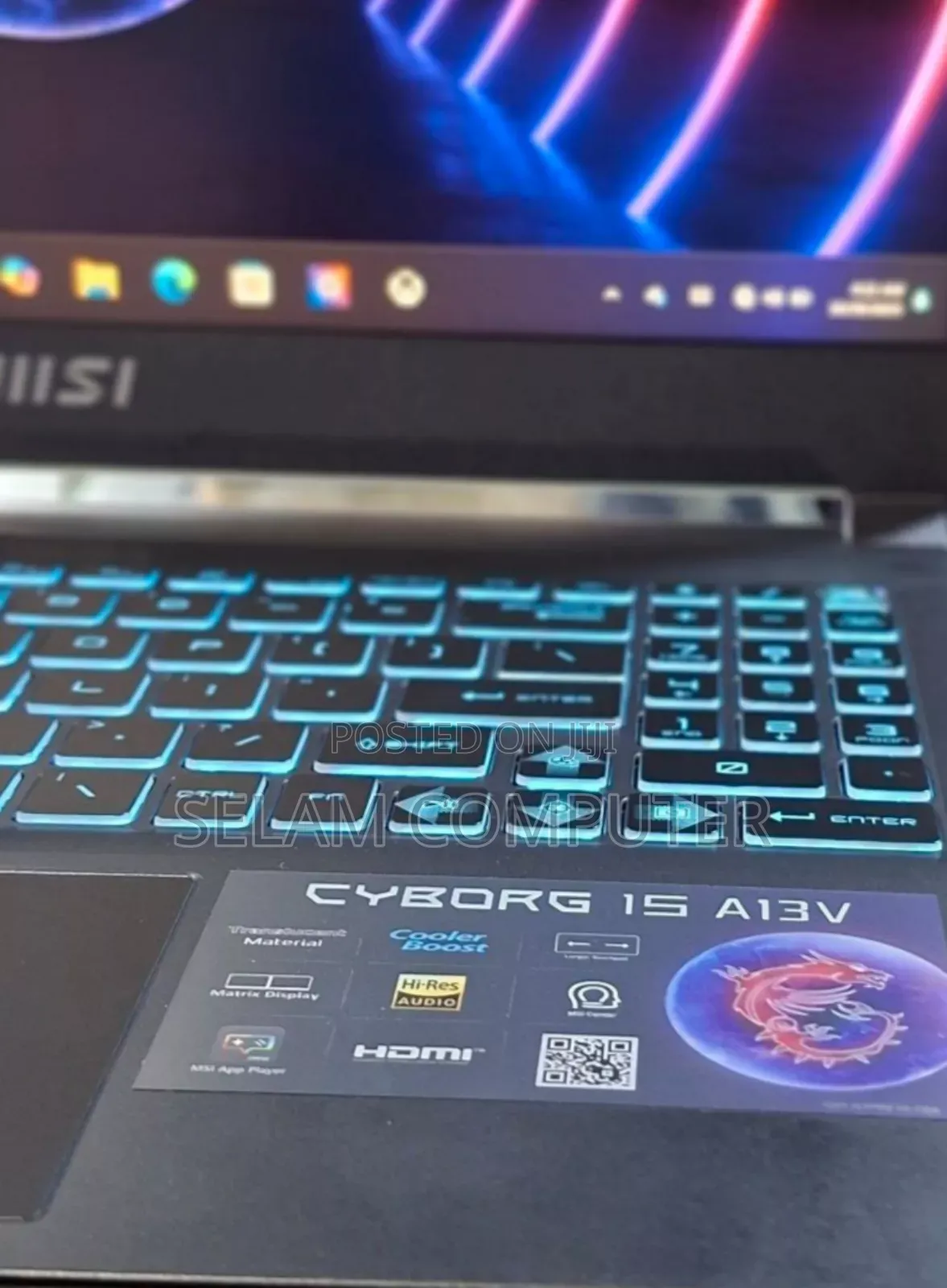 New Laptop MSI Pulse GL66 16GB Intel Core I7 SSD 512GB