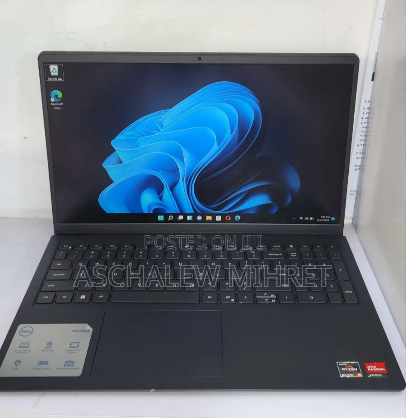 New Laptop Dell Inspiron 15 8GB AMD Ryzen 5 SSD 512GB