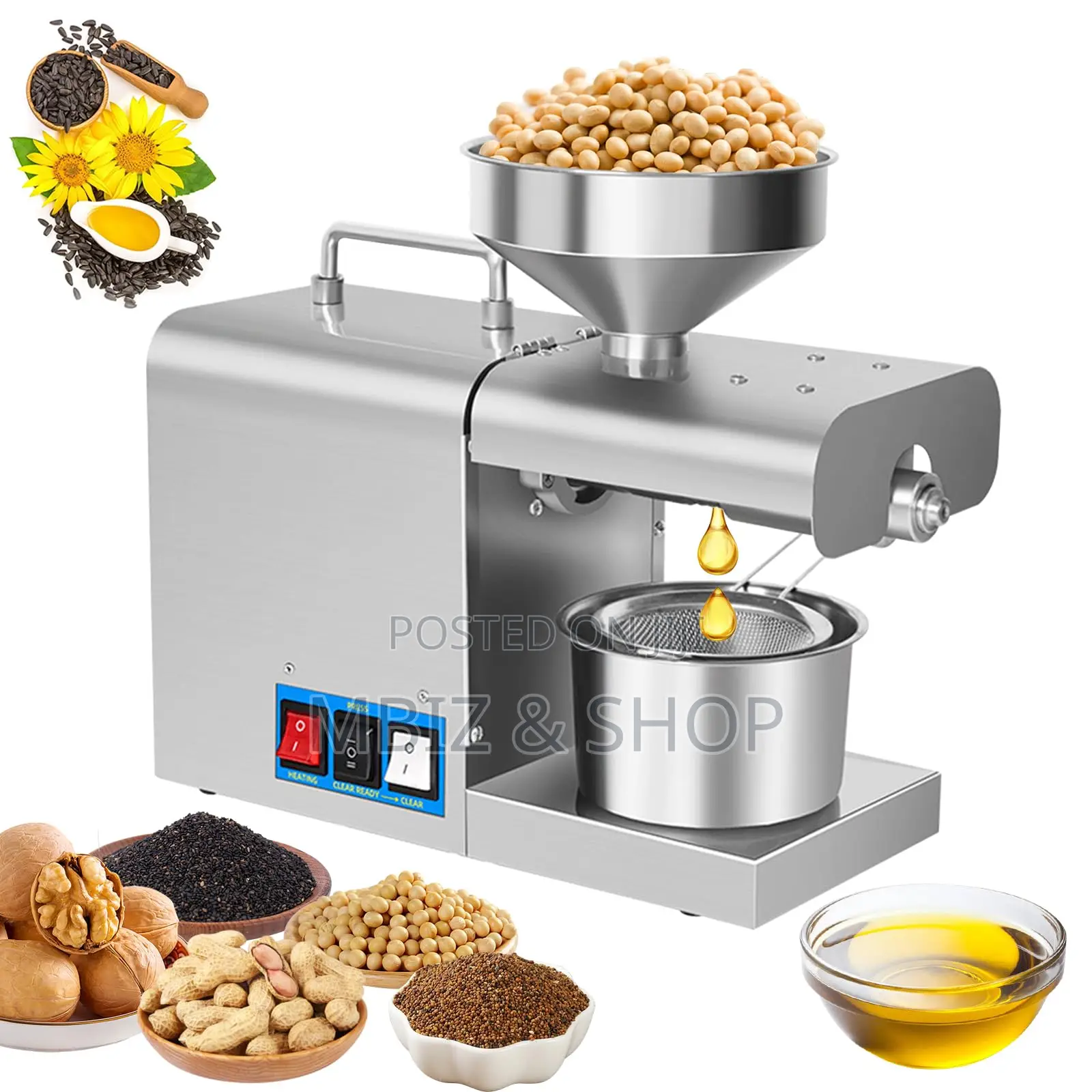 Oil Extractor የዘይት መጭመቂያ