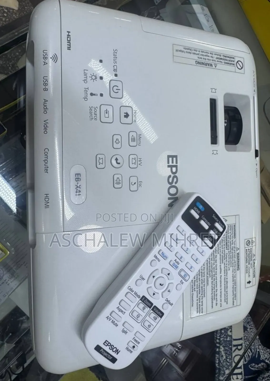 Epson Eb-X41 Projector Specifications
White Brightness