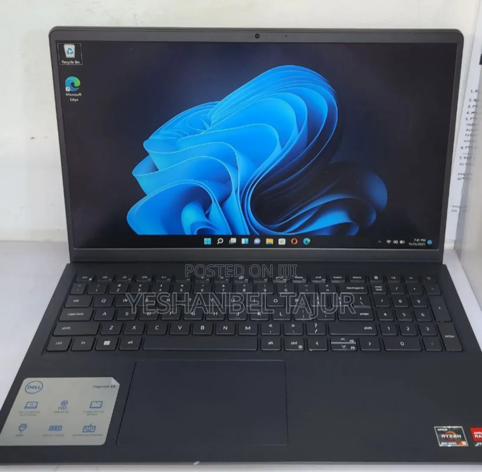 New Laptop Dell Inspiron 15 8GB AMD Ryzen 5 SSD 512GB