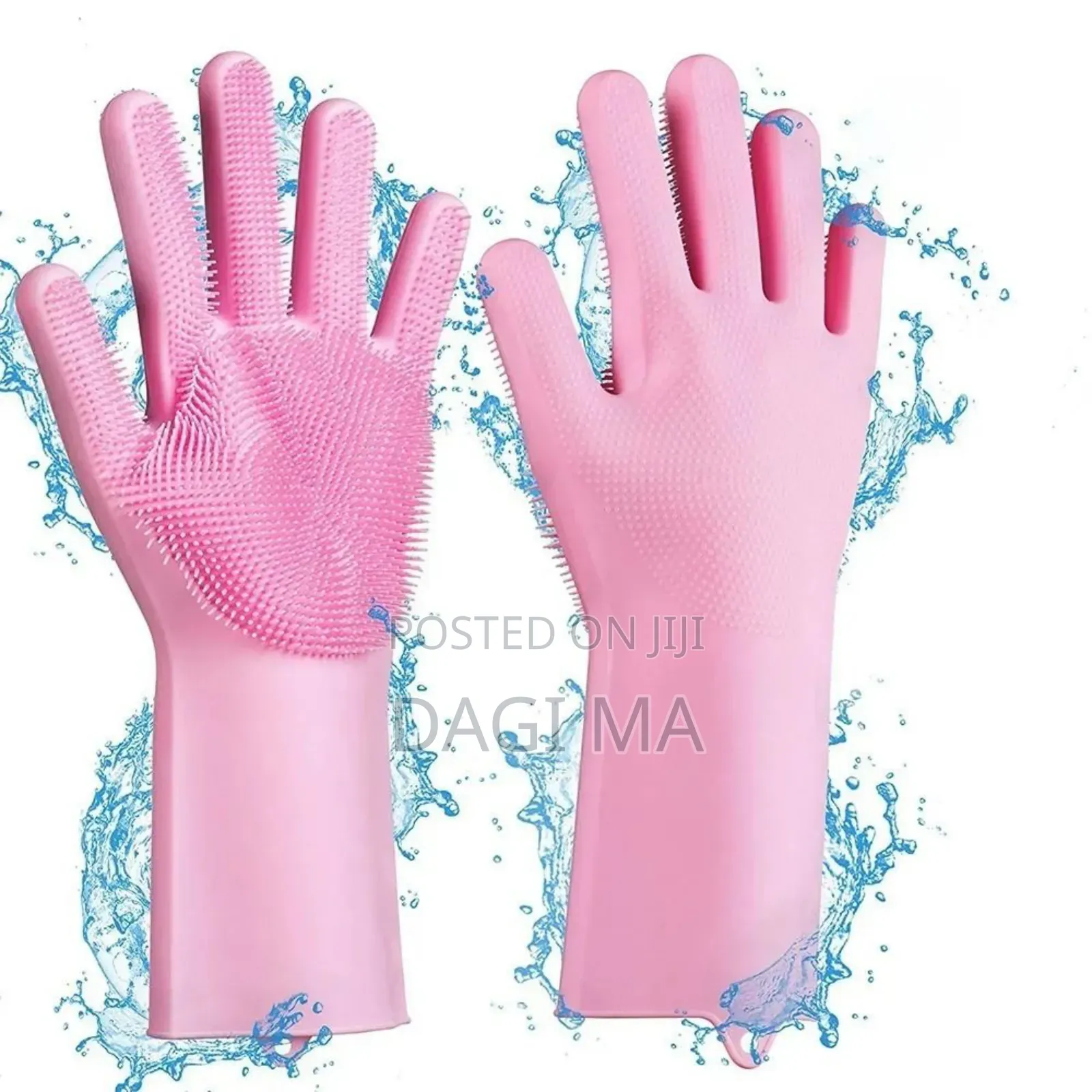 Magic Silicone Dish Washing Gloves High Quality (ወፍራሙ)