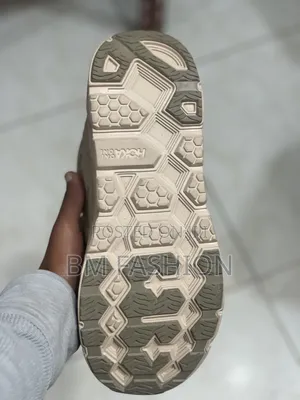 Hoka One One Men's Tan Suede Lifestyle Sneakers