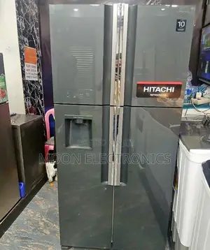 Photo - Hitachi Side‐By‐Side Refrigerator – Spacious Premium Cooling!
