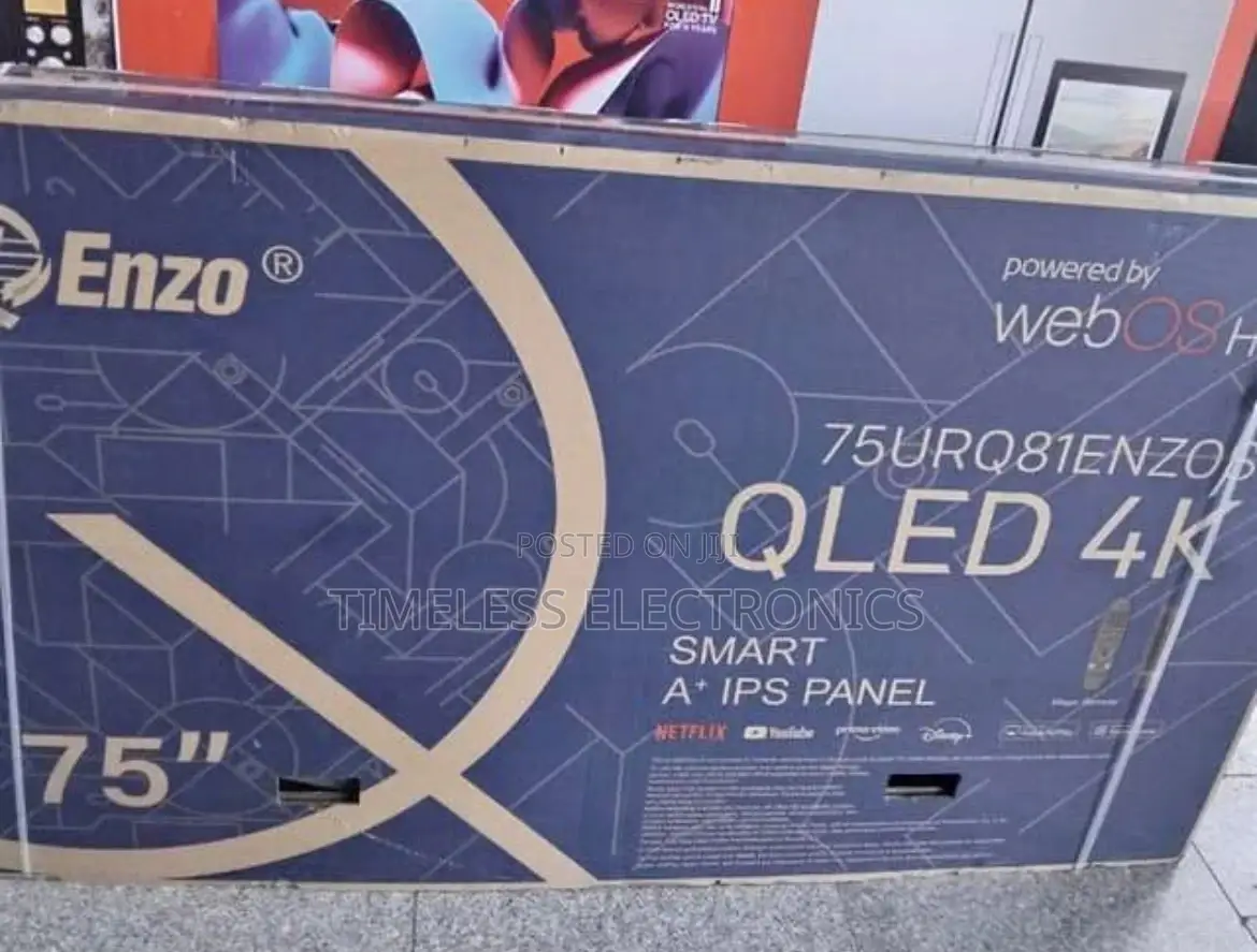  Enzo 75′′ Smart Tv – Big Screen Cinema Experience at Home