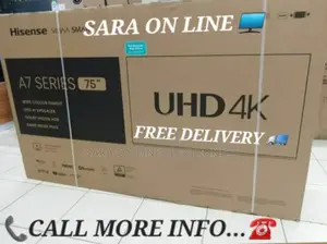 **Hisense 75" Uhd Smart Android Tv Free Delivery 10year Warranty