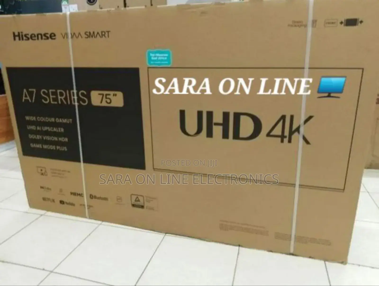 **Hisense 75" Uhd Smart Android Tv Free Delivery 10year Warranty